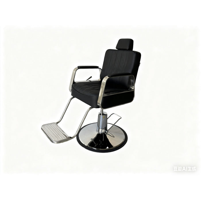 Crewe Orlando Hampton Barbers Chair Black - 7 Day Quick Ship