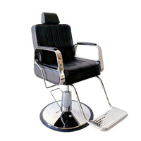 Crewe Orlando Hampton Barbers Chair Black - 7 Day Quick Ship