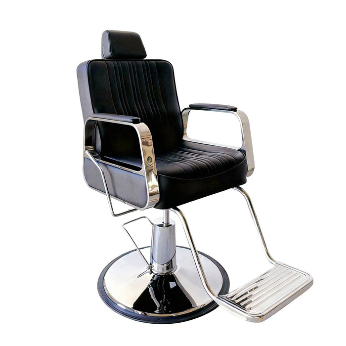 Crewe Orlando Hampton Barbers Chair Black - 7 Day Quick Ship