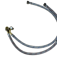 Kiela/Welonda 90 Degree Ended Hot/Cold Braided Hoses