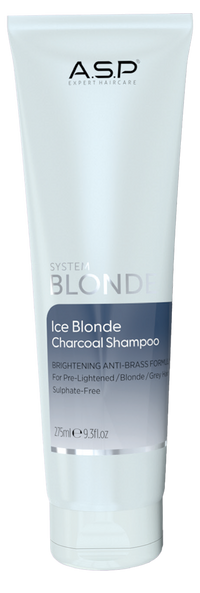 ASP System Blonde Ice Blonde Charcoal Shampoo 275ml