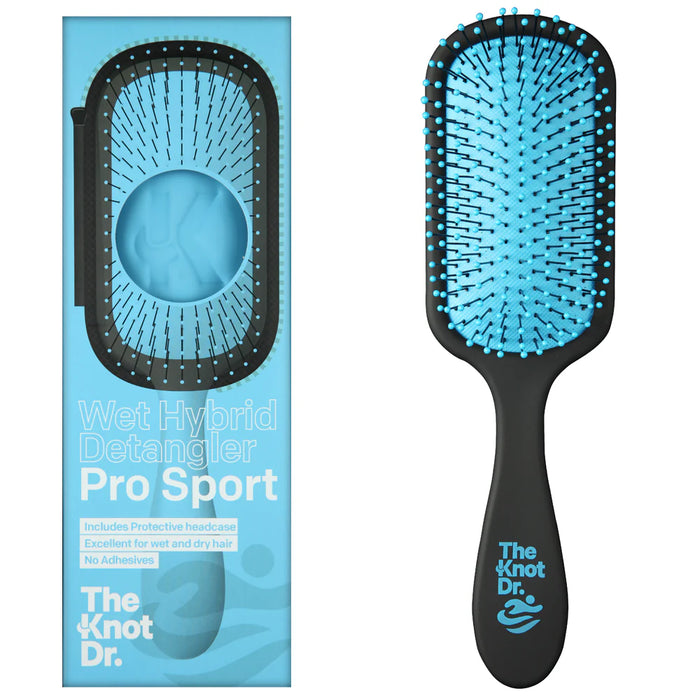 Knot Dr Wet Hybrid Detangler Pro Sport Brush With Case