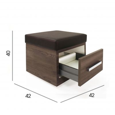 REM Plaza Pedi Stool