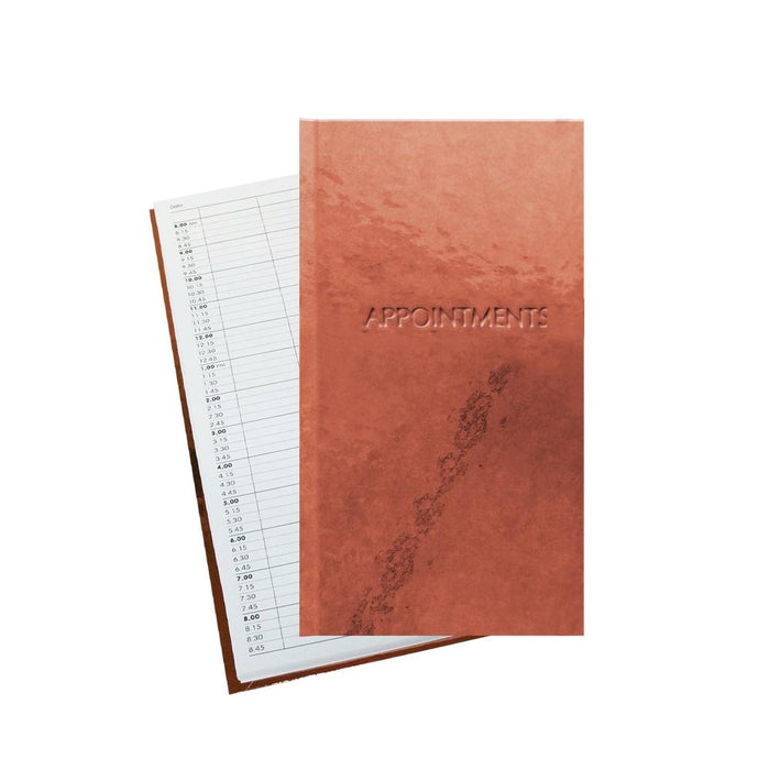 Agenda Metallic Appointment Book in Bronze