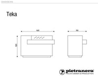 Pietranera Teka Reception Desk
