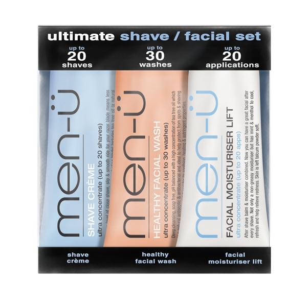 men-u Ultimate Shave & Facial Trio Pack