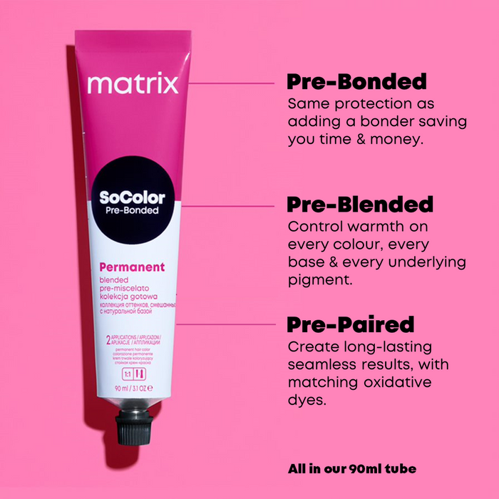 Matrix SoColor Beauty Extra Coverage-Hair Colour 90ml - All Shades