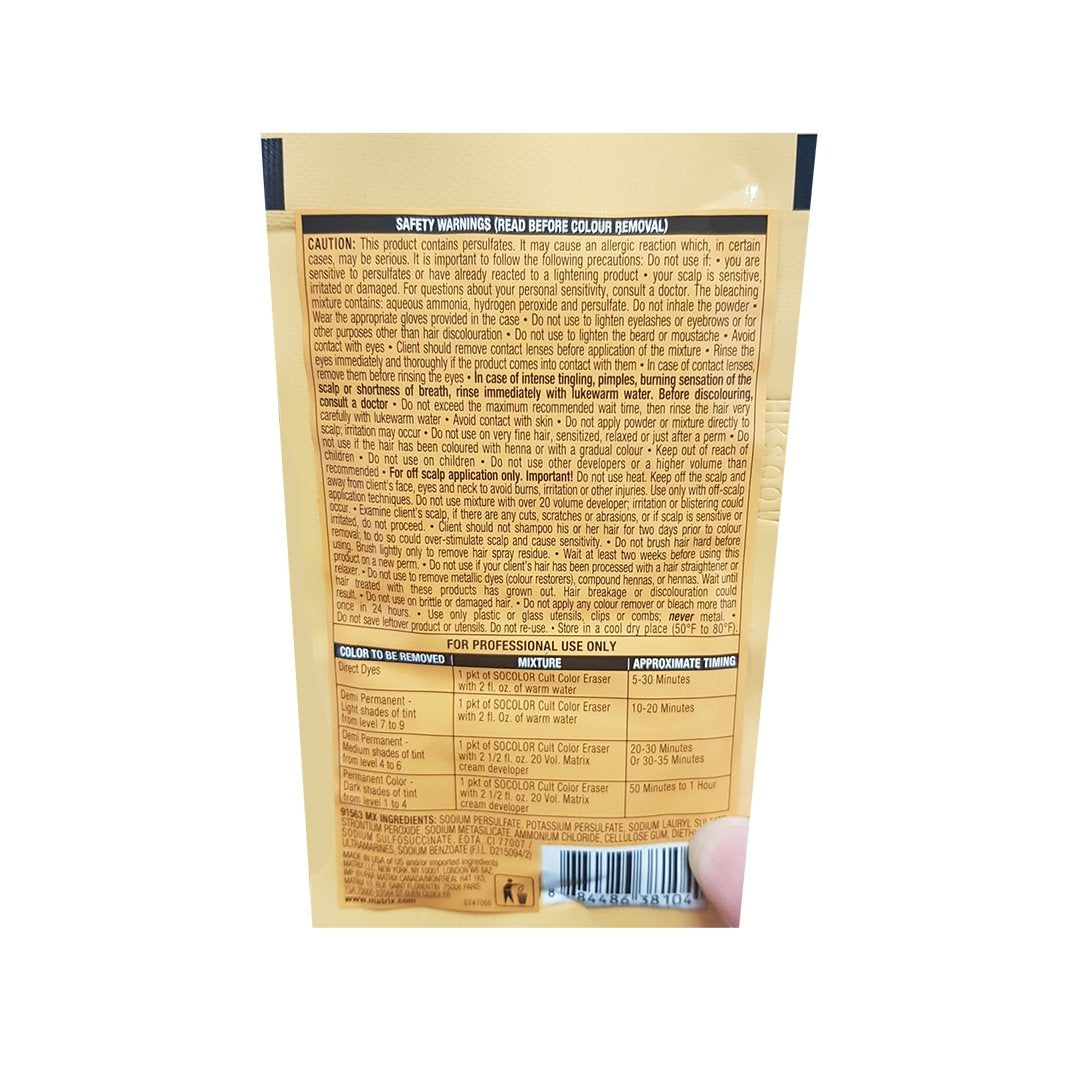 Matrix SOCOLOR Cult Color Eraser 22g – Salon Supplies