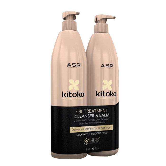 ASP Kitoko Oil Treatment Litres Duo Pack