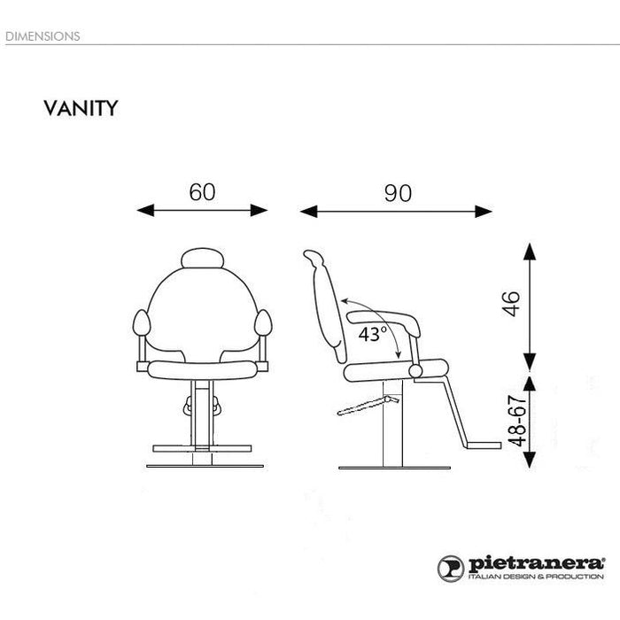 Pietranera Vanity Unisex Chair