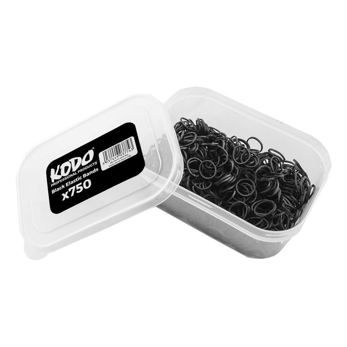 Macintyre Kodo Box of Elastic Black Bands (750 Pack)