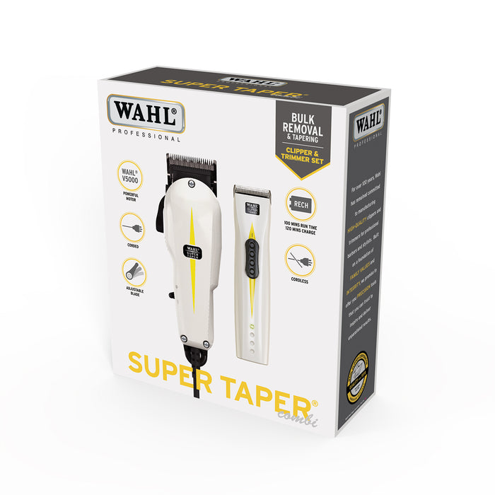 Wahl Super Taper Clipper and Super Trimmer Combi Kit