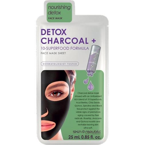 Skin Republic Detox Charcoal and 10 Super-food Formula Face Mask