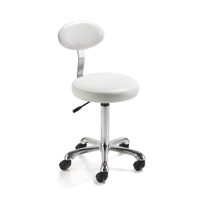 REM Therapist Stool With Backrest