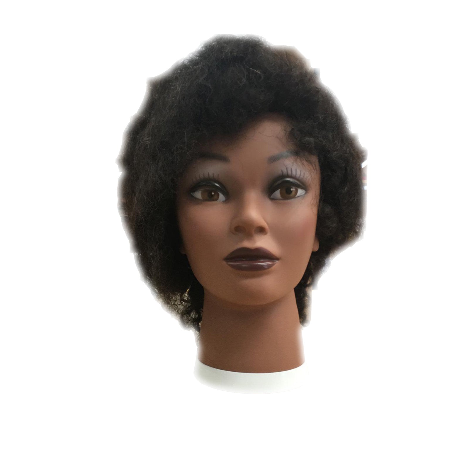 Afro Human Hair Mannequin Head Training