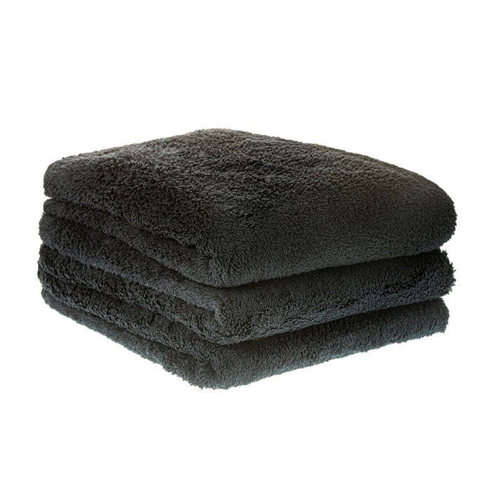 Hair Tools Micro Fibre Bleach Proof Black Towels (Bundle of 12)