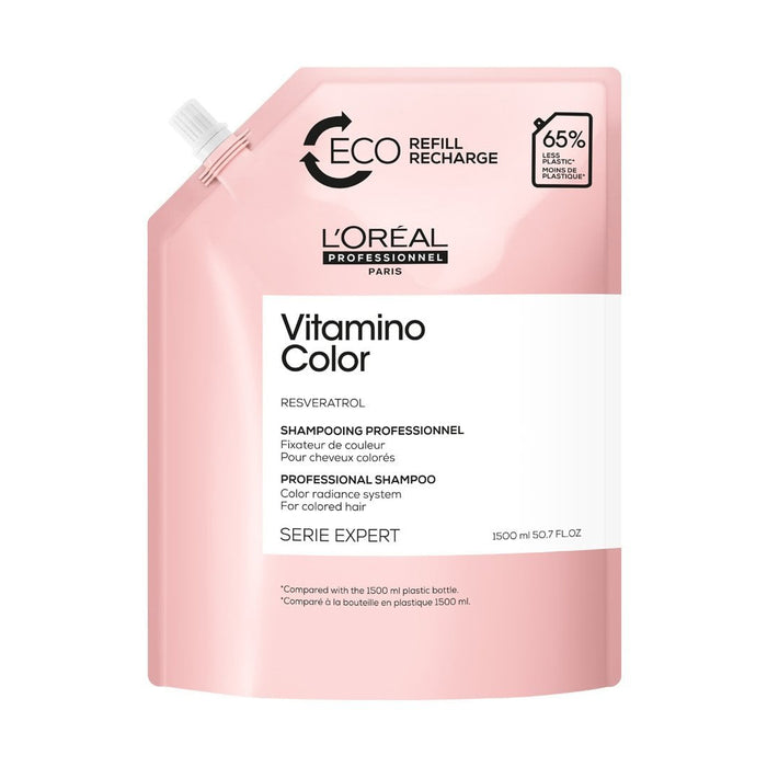 L'Oréal Serie Expert Vitamino Color Shampoo 1.5 Litres Refill