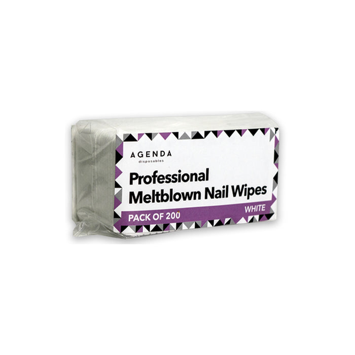 Agenda Professional Meltblown Nail Wipes (200 Pack)