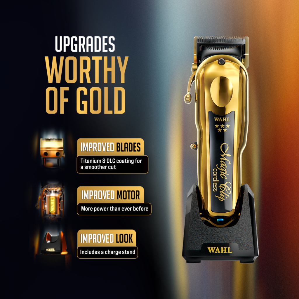 Buy WAHL Magic Clip Cordless Clipper Gold Limited Edition at WAHL