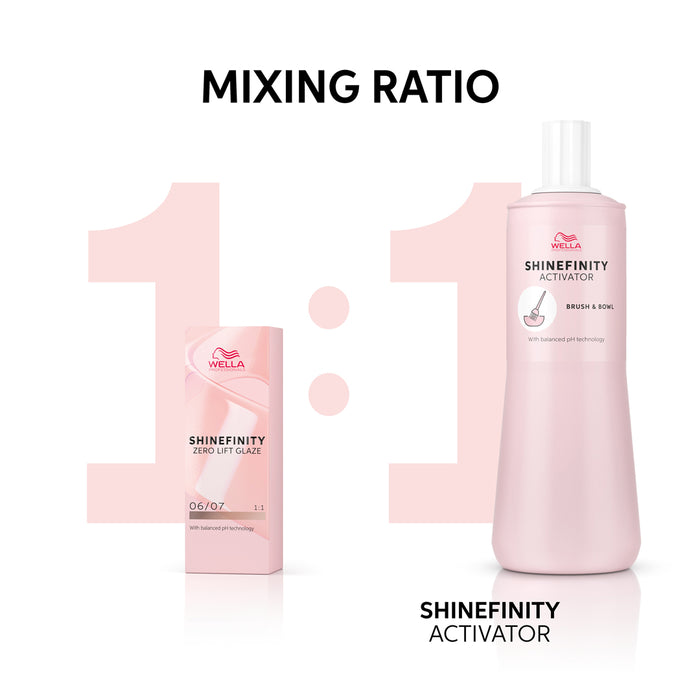 Wella Shinefinity Activator for Brush & Bowl 2% 1 Litre