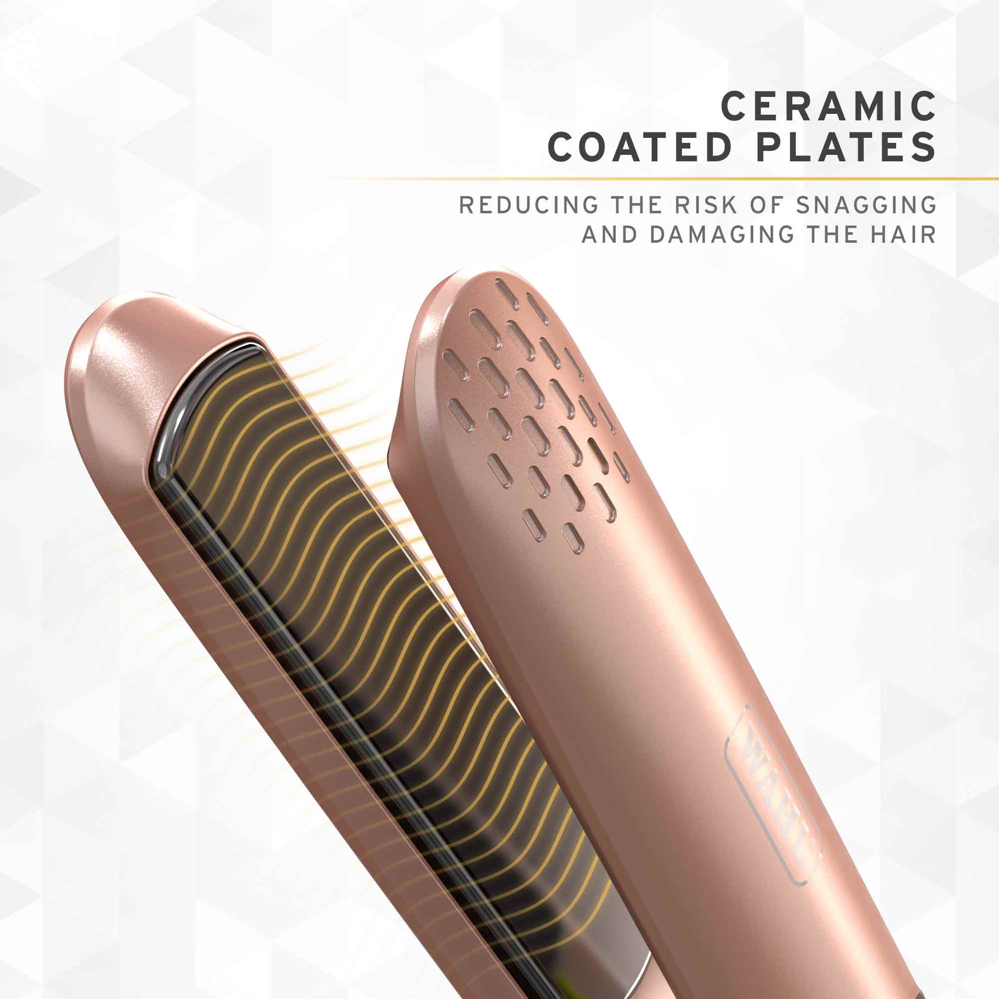 Wahl Pro Glide Straightener Rose Gold Salon Supplies